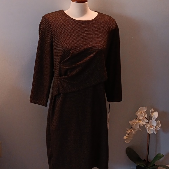 Calvin Klein brown soft dress NWT - Picture 1 of 6